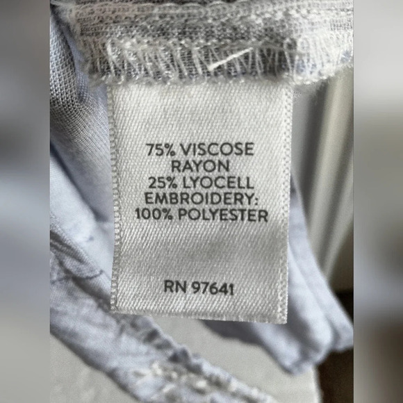 J. Jill Women's Lilac Embroidered Tunic Top S - Picture 7 of 9